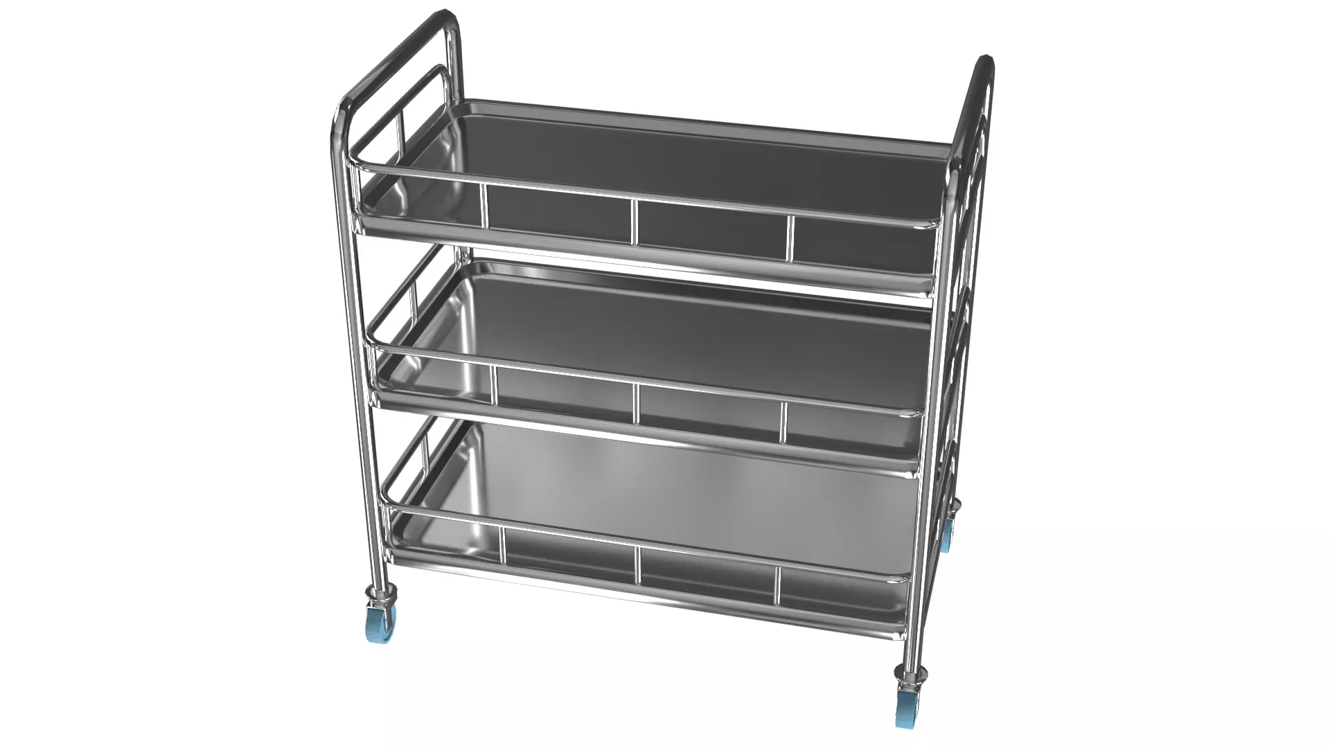 Hospital Medical Cart PBR 2 Low-poly 3D model