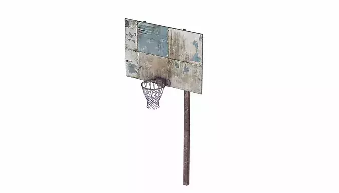 Broken - Panel Basketball Hoop