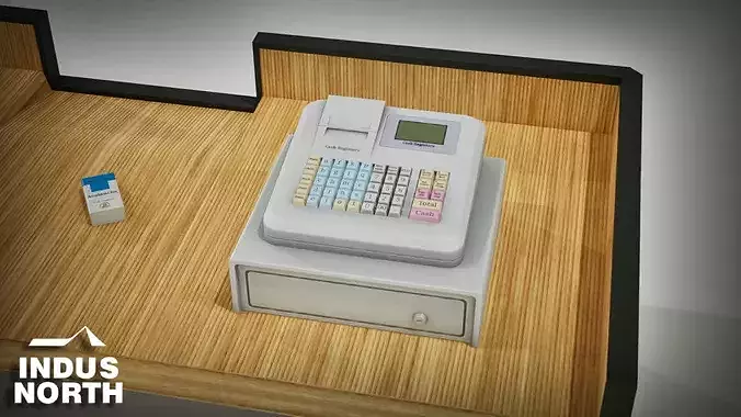 Game-Ready Grocery Props and Super Market Kit Low-poly 3D model 2