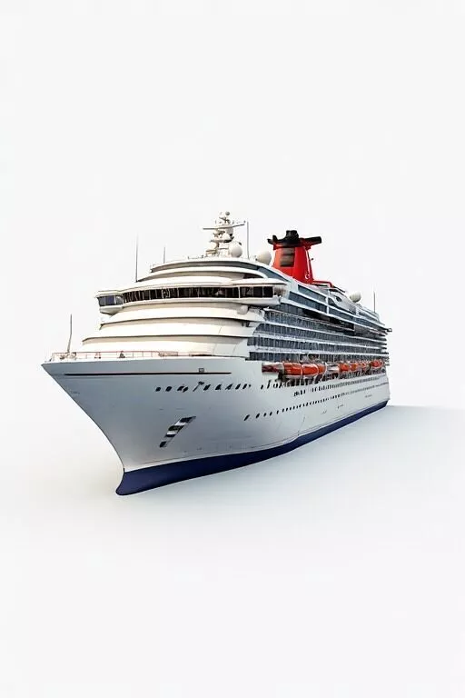 Luxury Cruise Ship Model 3D print model