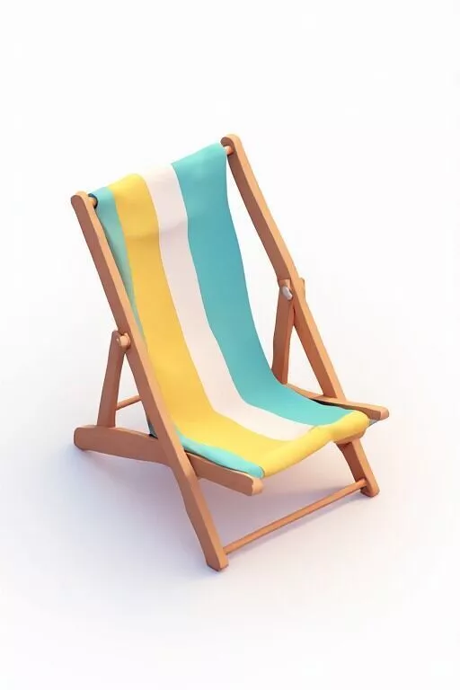 Modern Beach Lounge Chair 3D print model