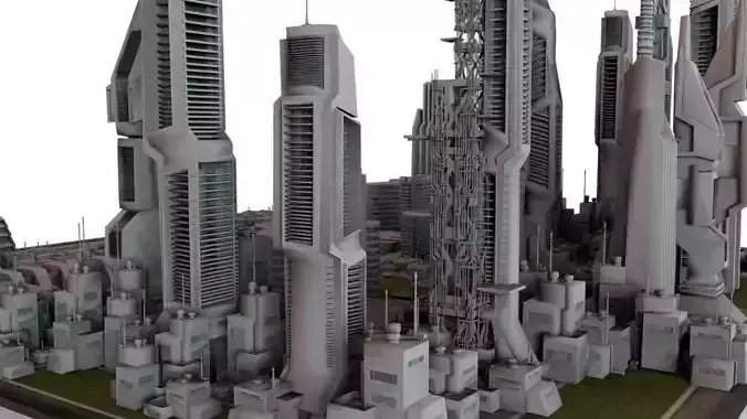 Spark City Upgraded version 3D model