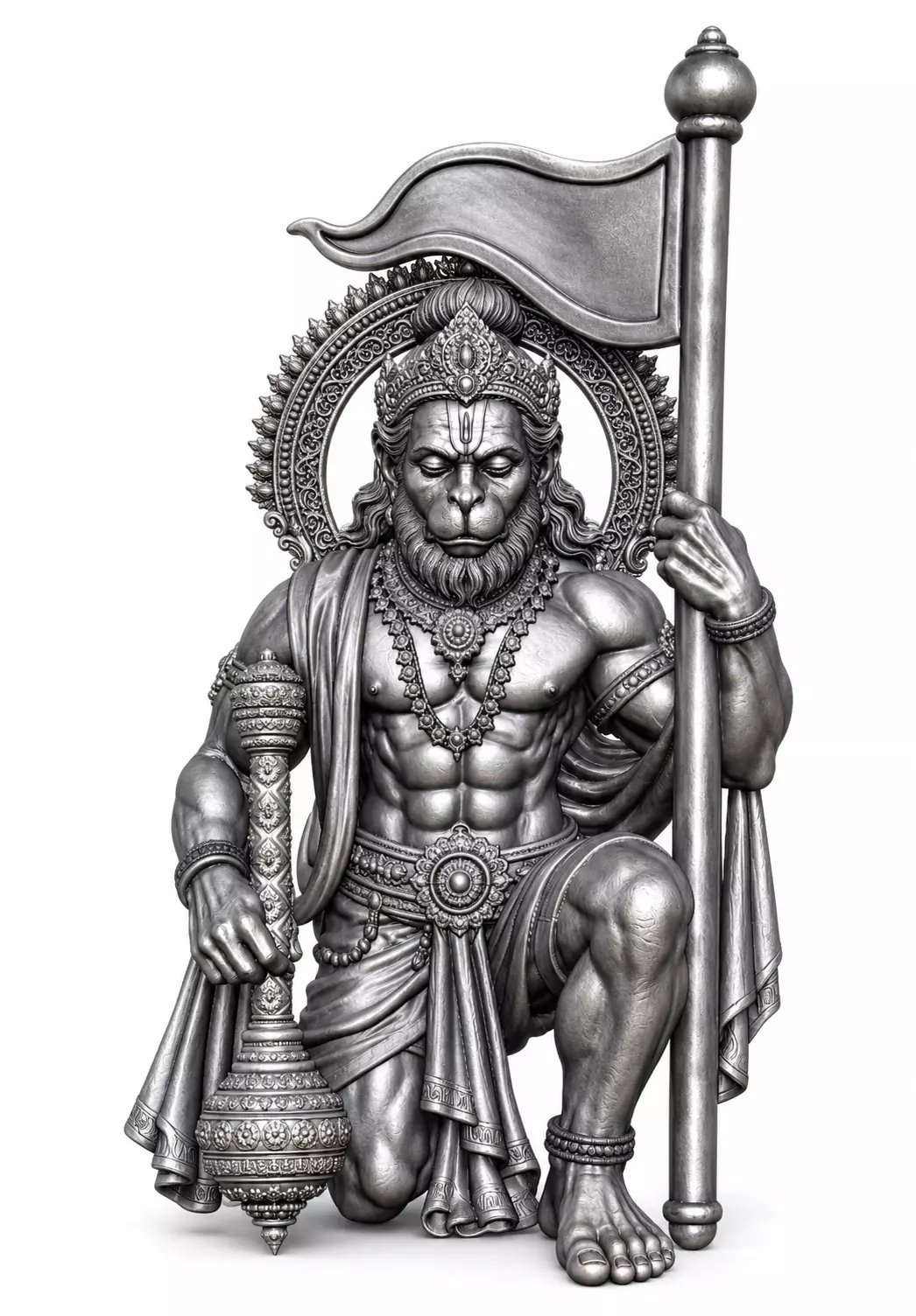 Pendant Hanuman Pendant Veer Hanuman Pendant Balaji 3D print model