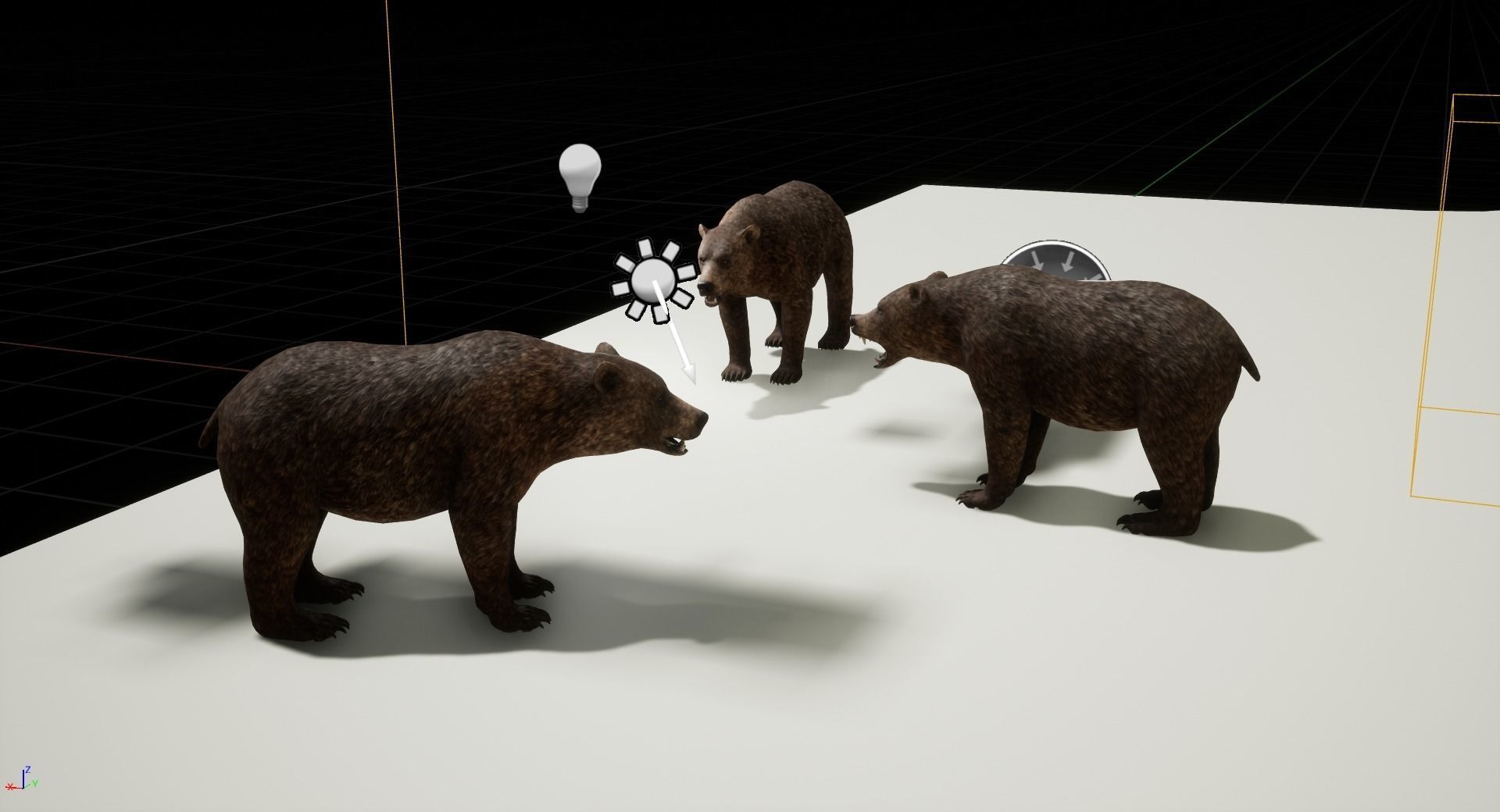 Brown Bear game ready PBR  Low-poly 3D model_8