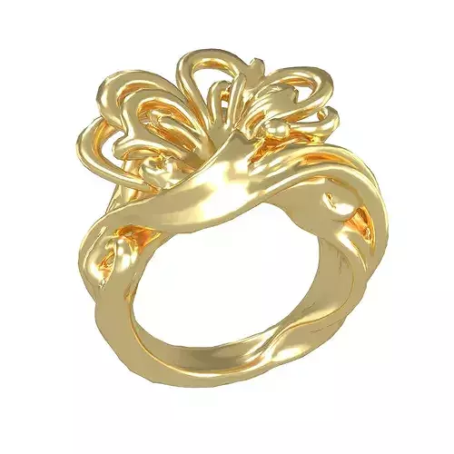 3D model Abstract Shape Ring v1 001 VR / AR / low-poly | CGTrader