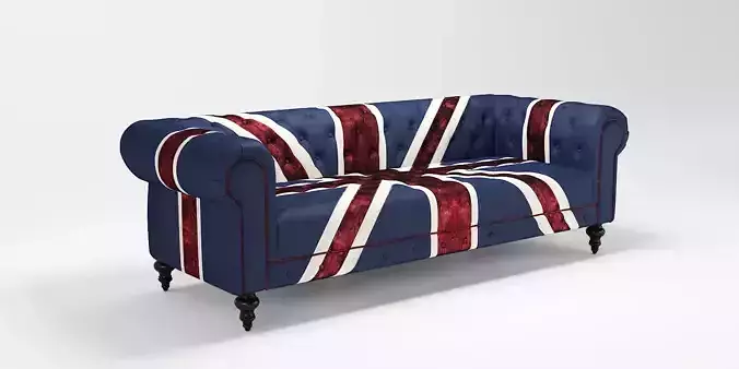 Union Jack 3 seater sofa ID 0007