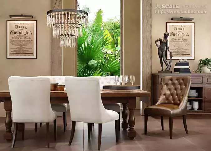 Rustic Dining Room 047