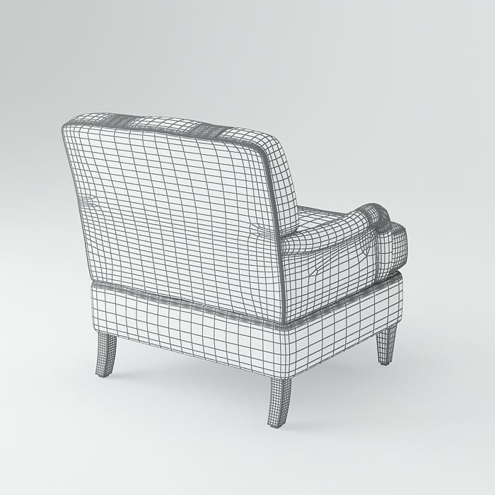 Armchair ID 0015 3D model_3
