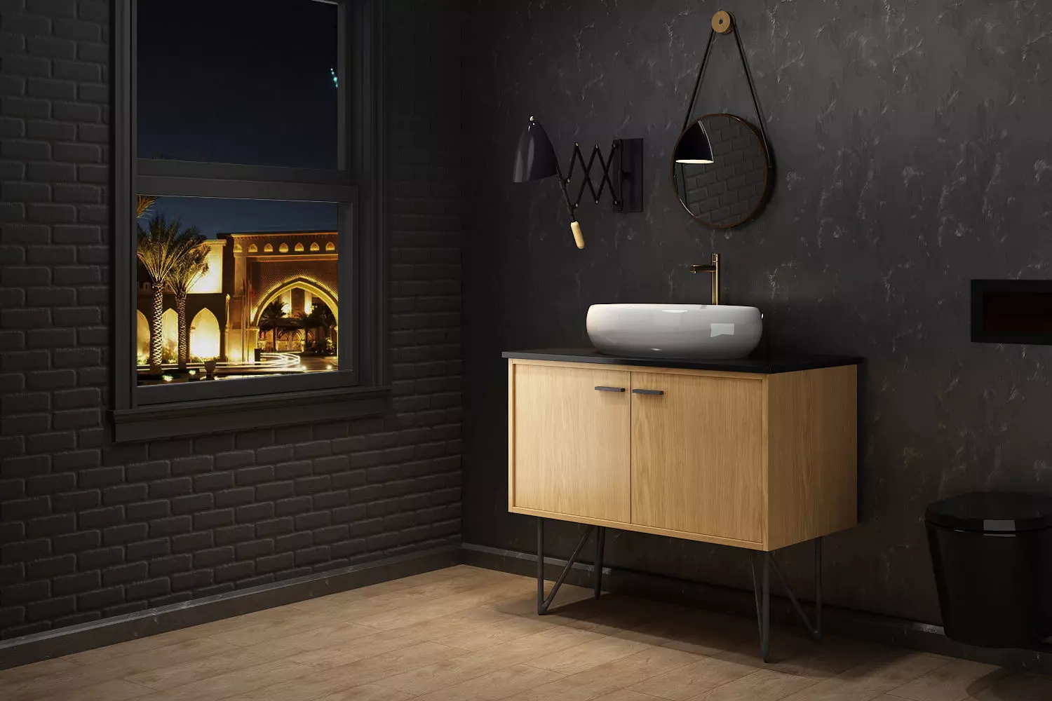 Luxury bathroom 0135 3D model
