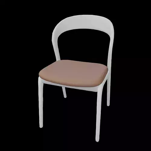 Minimalist Chair v3 003 Low-poly 3D model