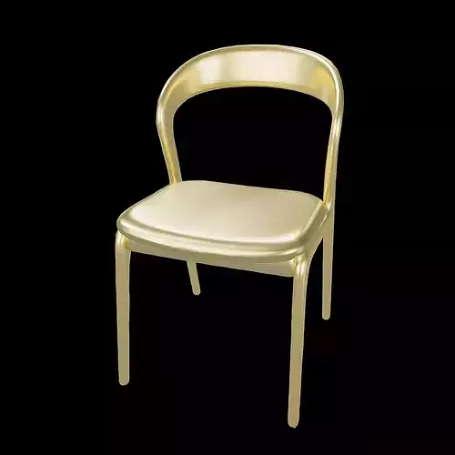 Minimalist Chair v3 004 Low-poly 3D model
