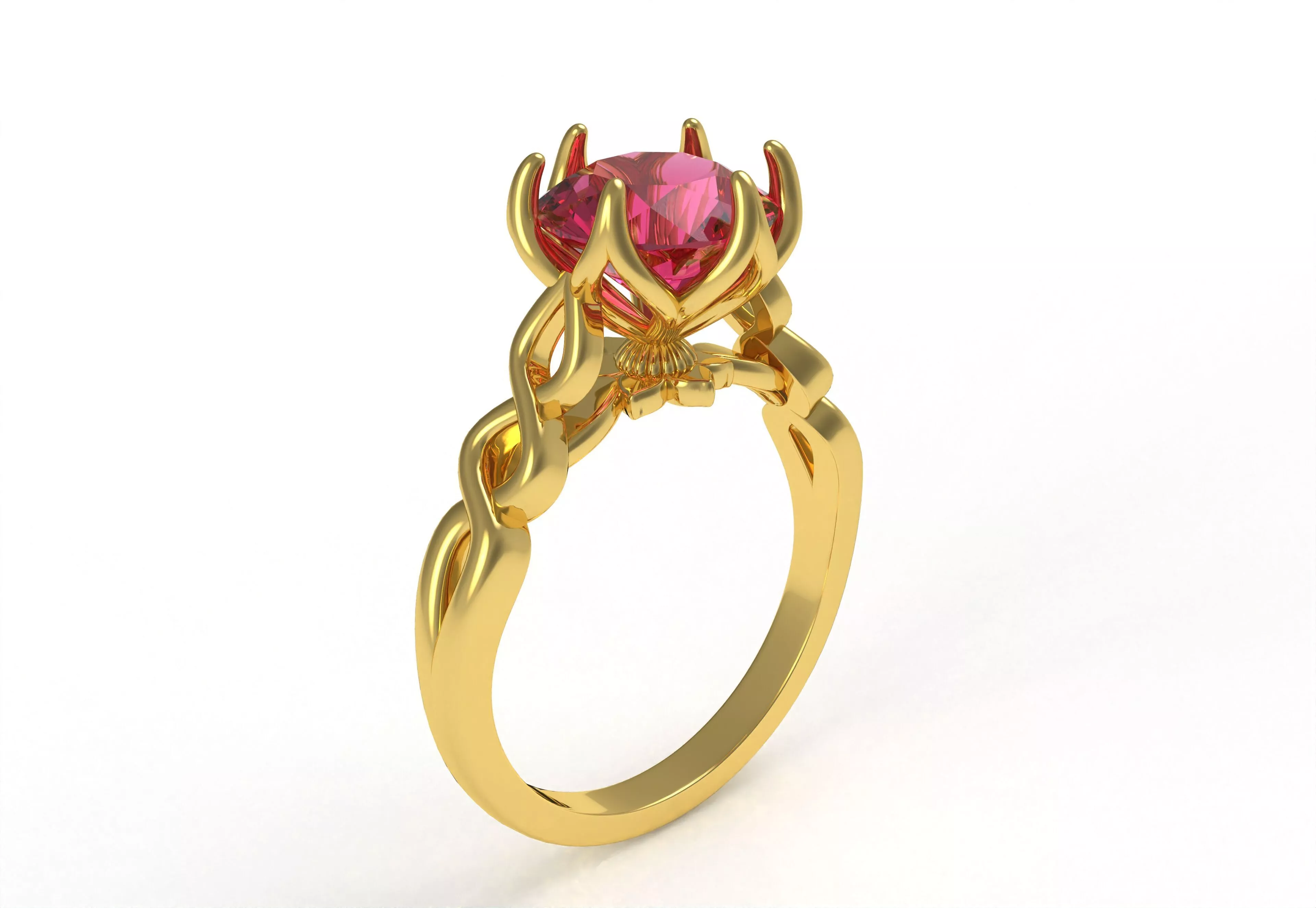 Engagement Ring 3D print model