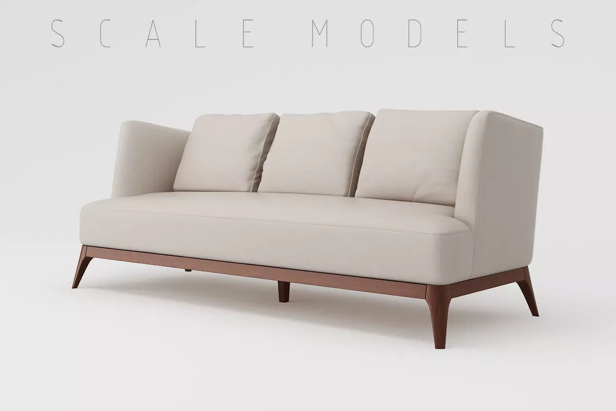 Sofa scale 3D model