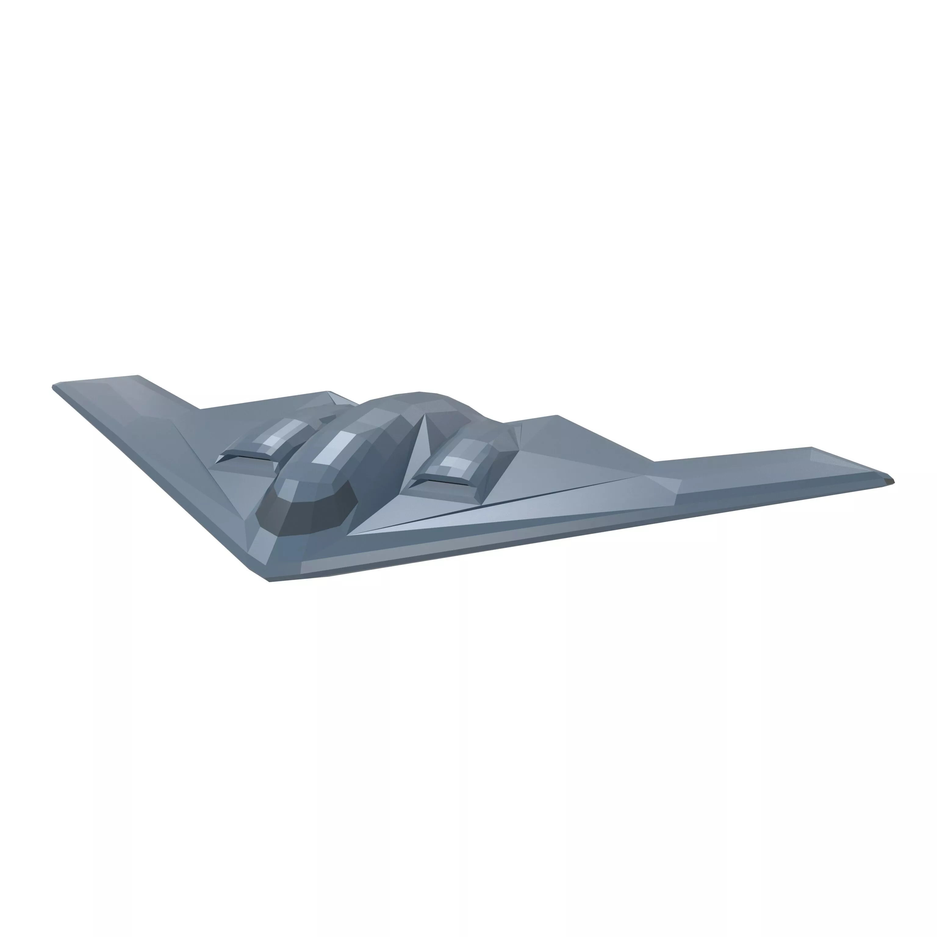 Next generation Strategic Bomber v1 001 Low-poly 3D model