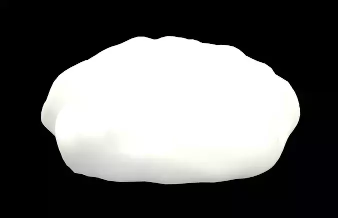Dumpling v2 001 Low-poly 3D model 2