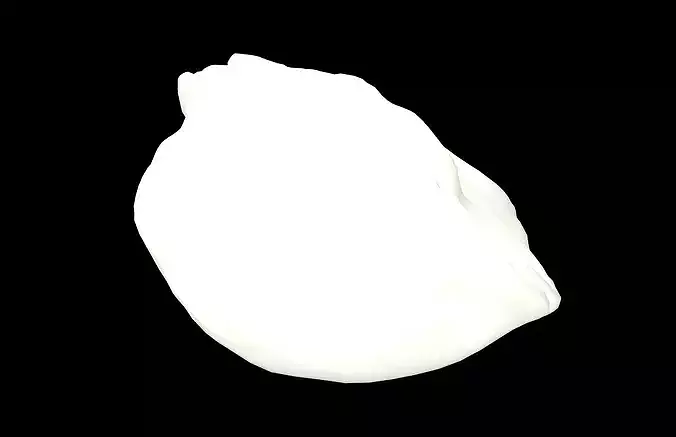 Dumpling v2 001 Low-poly 3D model 3