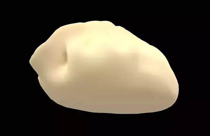 Dumpling v2 002 Low-poly 3D model 3