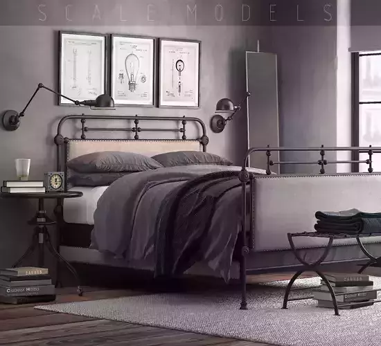 1920s French style bedroom 034