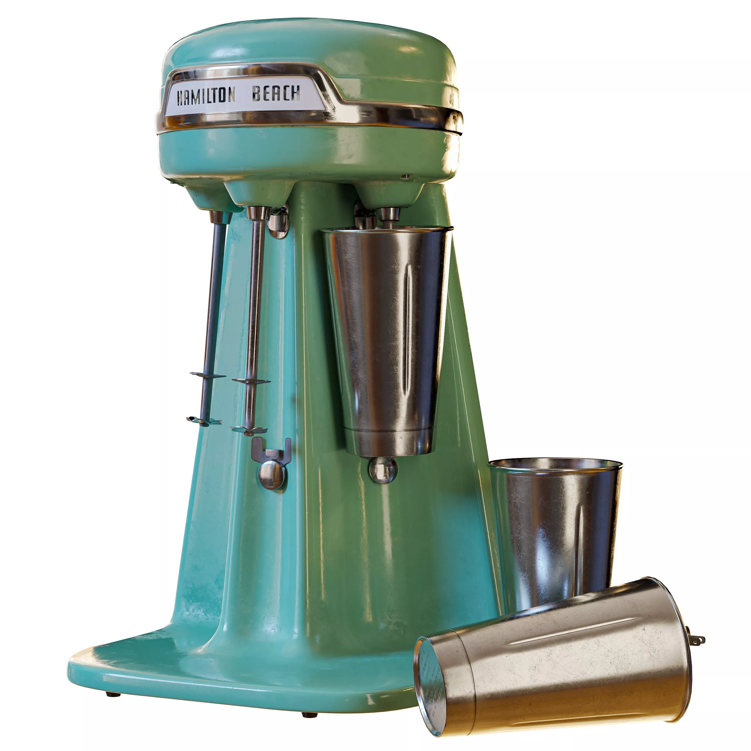 Retro Milkshake Maker 3D model