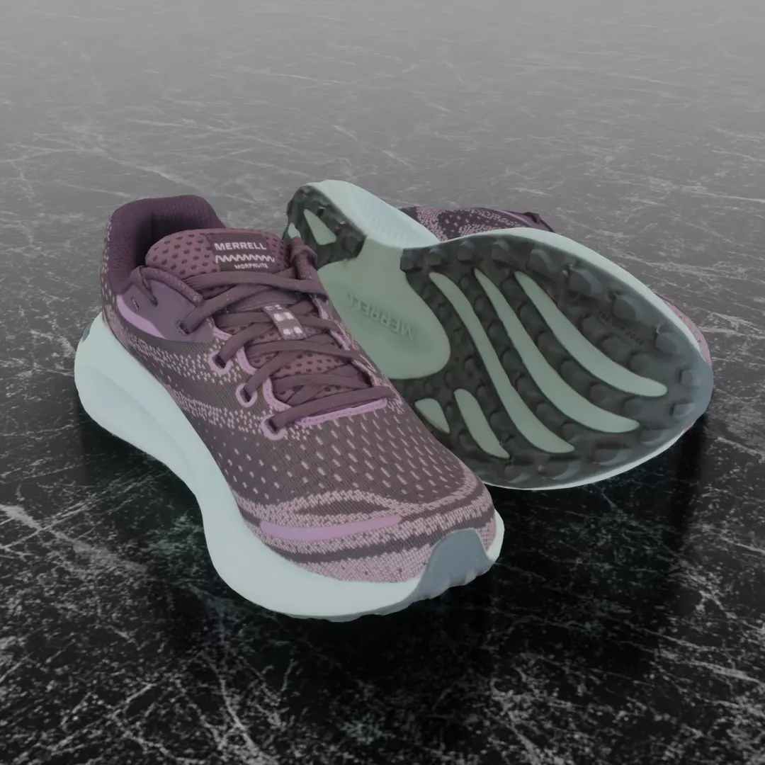 MERRELL AGILITY PEAK 5 3D SHOES Low-poly 3D model