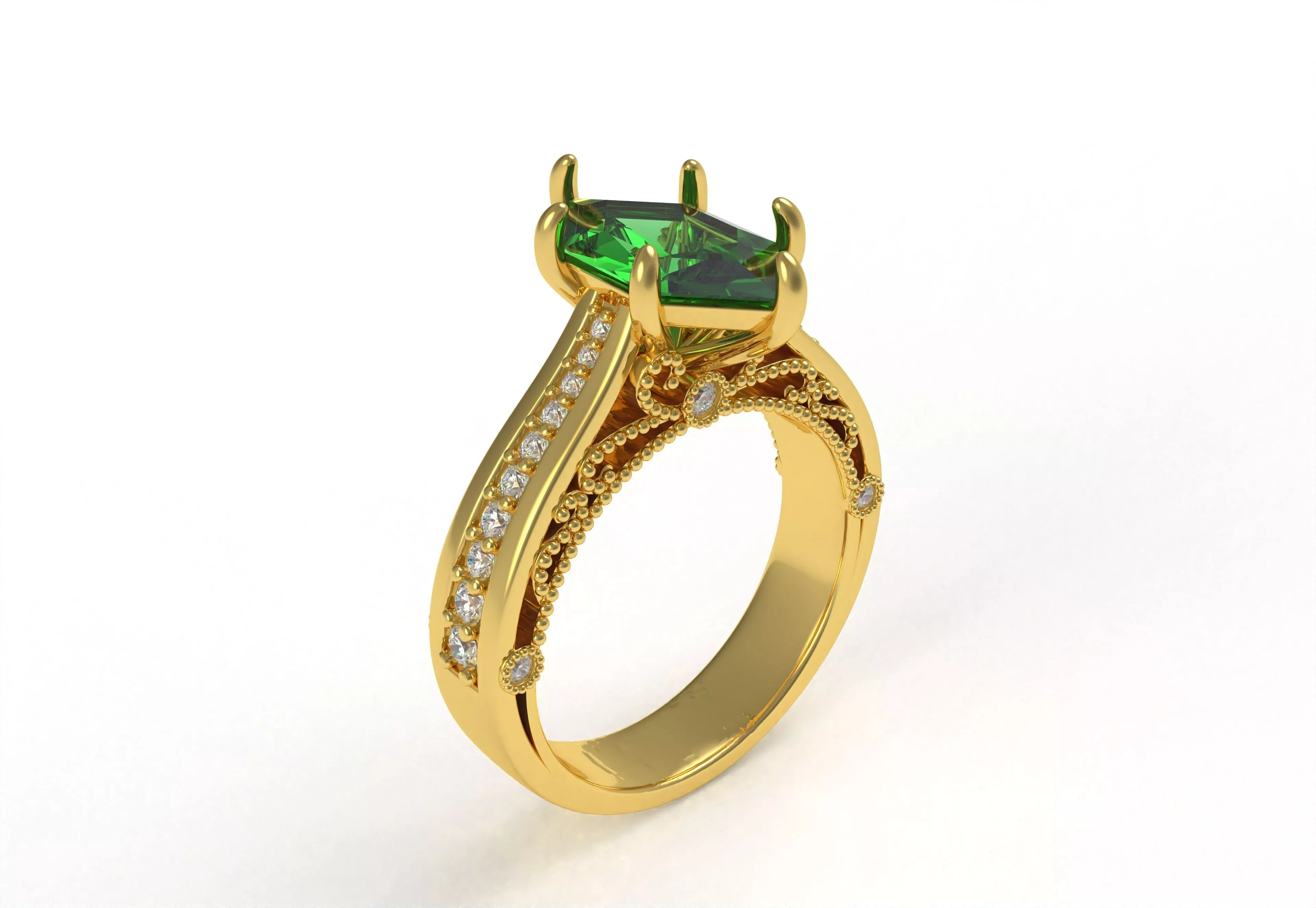 Engagement Ring 3D print model