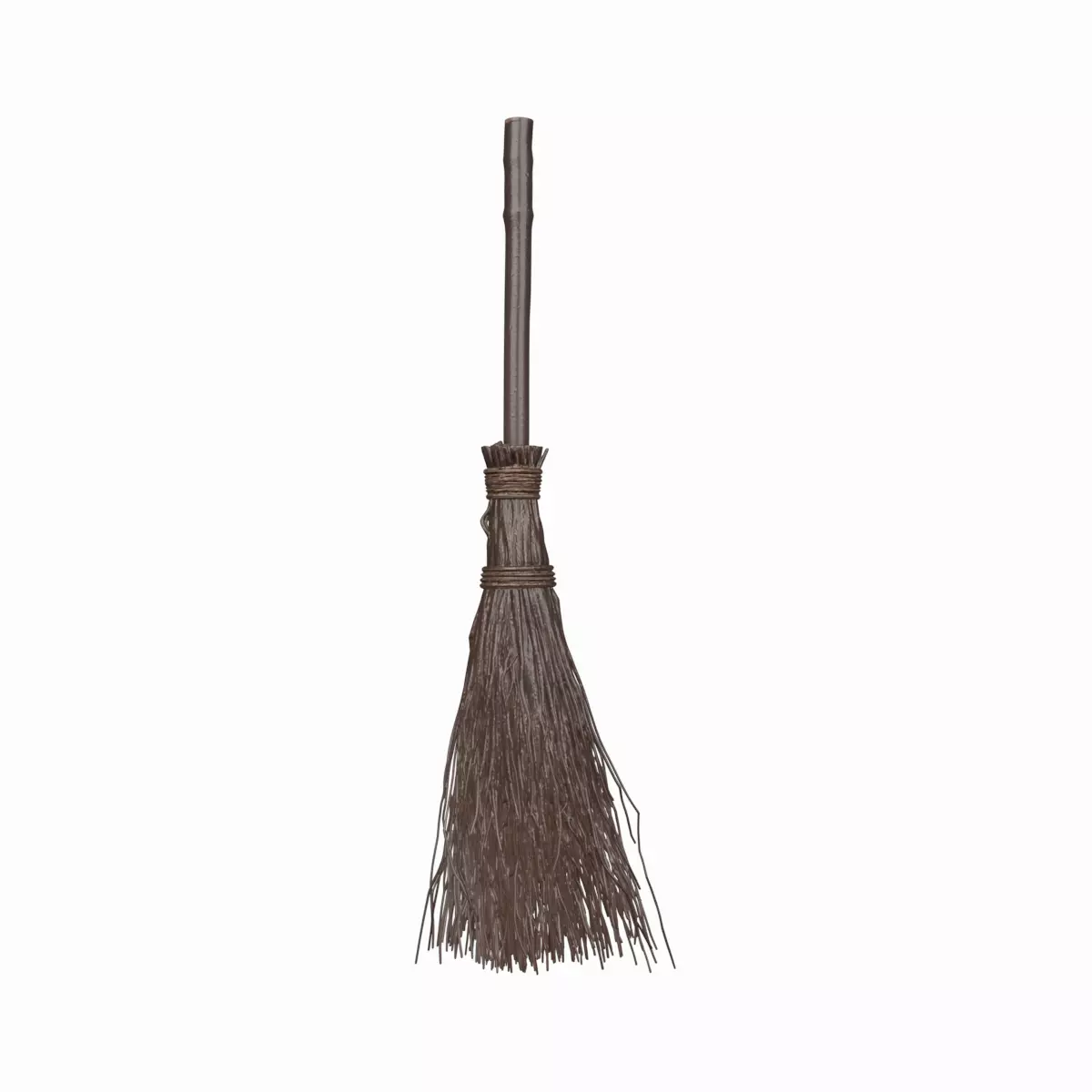 Traditional Handmade Besom Broom Birch Twigs 3D Model 3D model