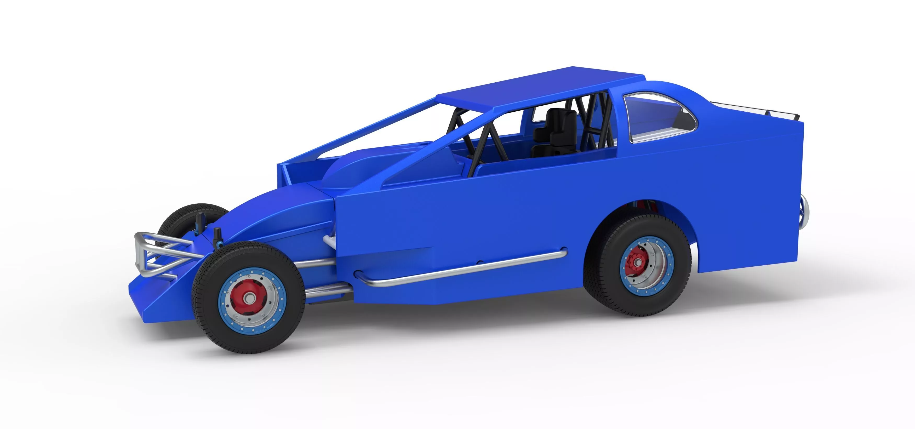Northeast Dirt Modified stock car Version 2 Scale 1 to 25 3D print model