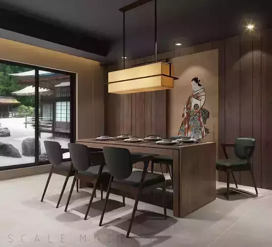 Japanese Dining Room 01