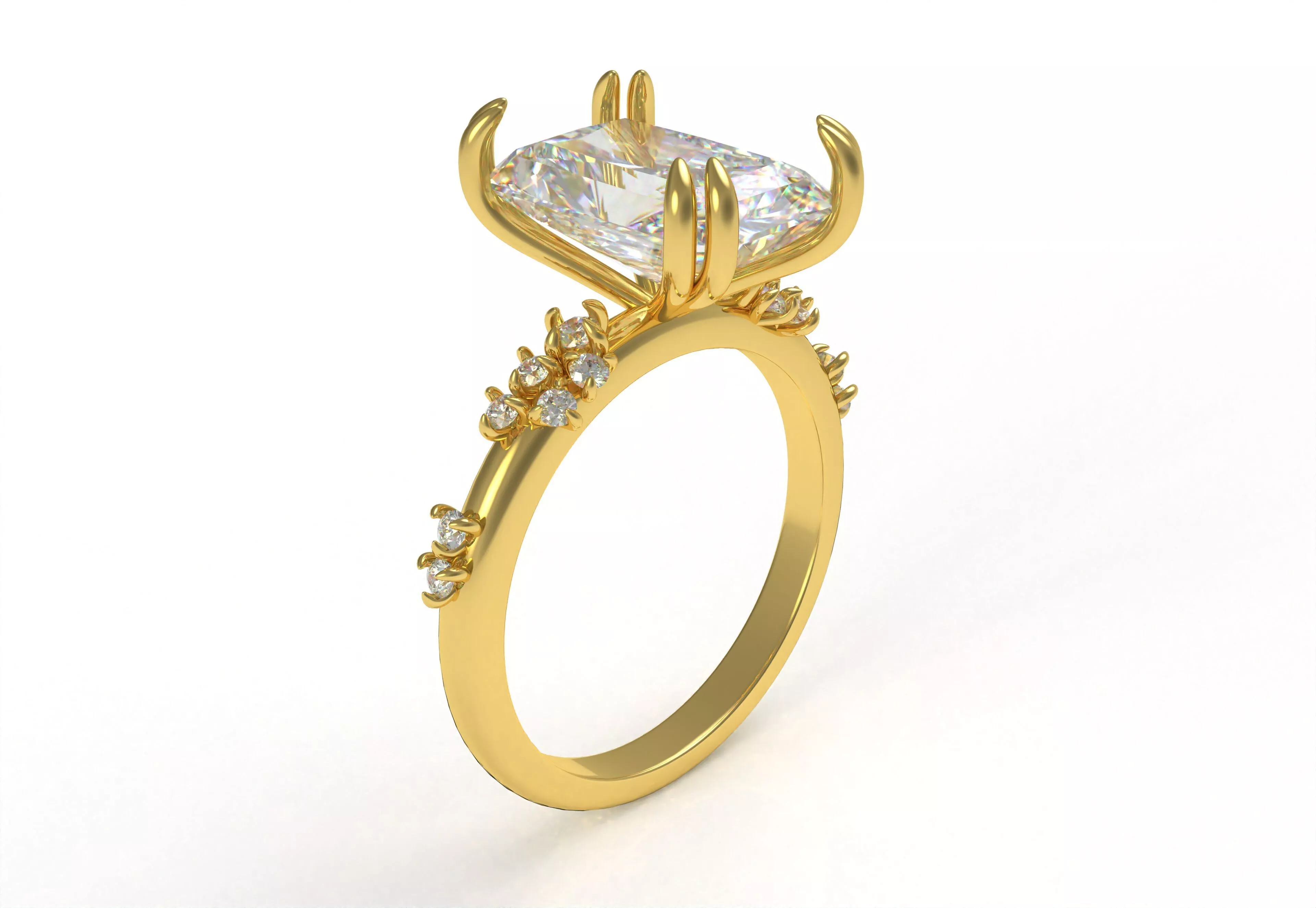 Engagement Ring 3D print model