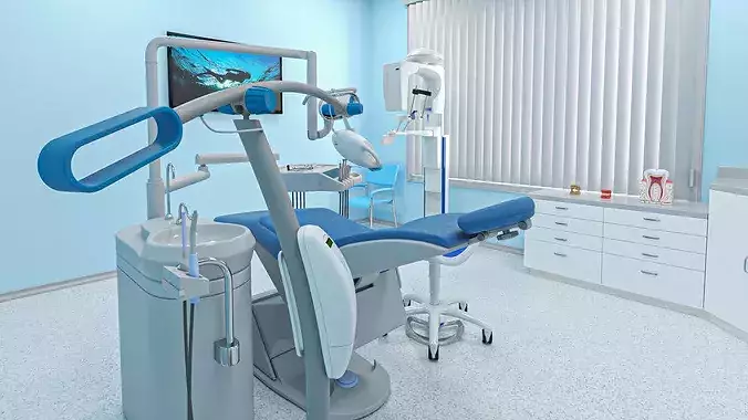 Modern Dental Office 3D model 5
