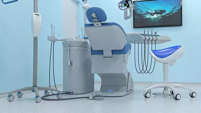 Modern Dental Office 3D model 2