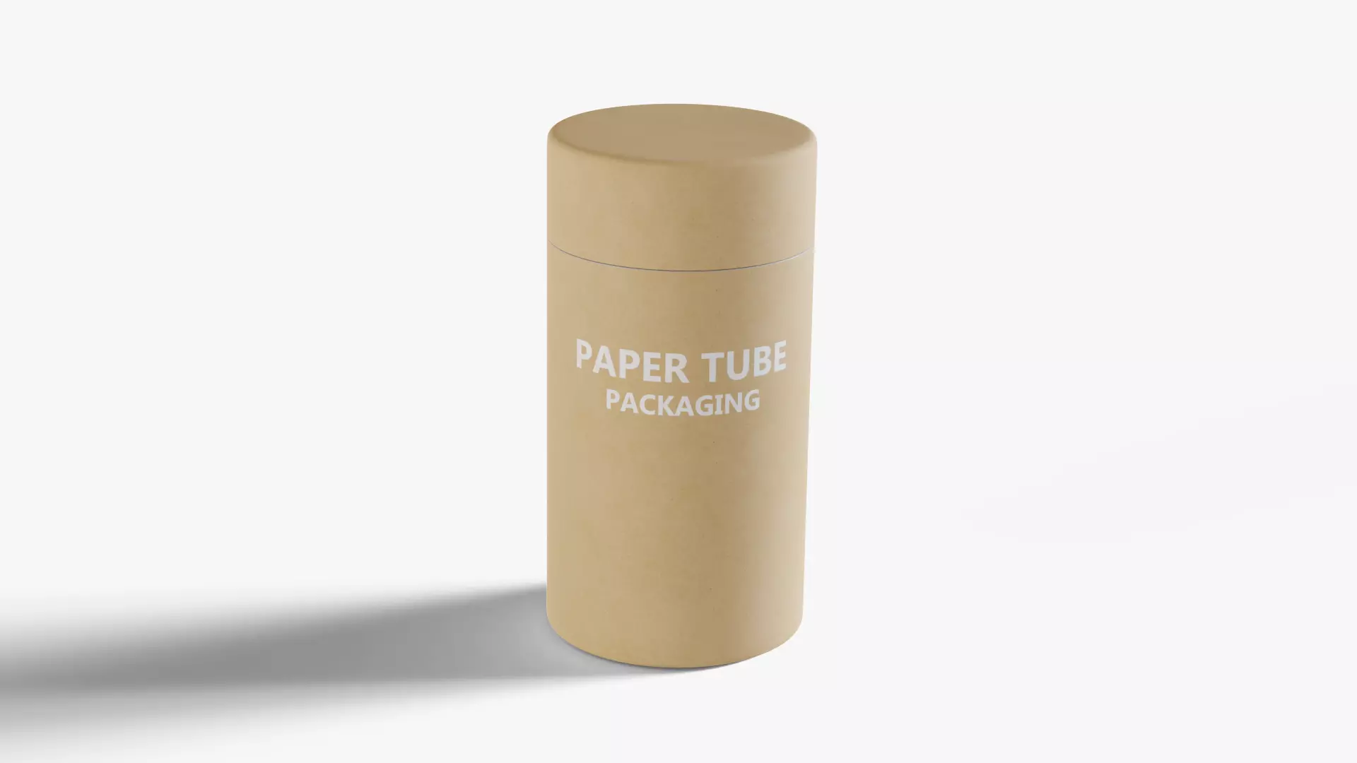 Paper Tube 3 Low-poly 3D model