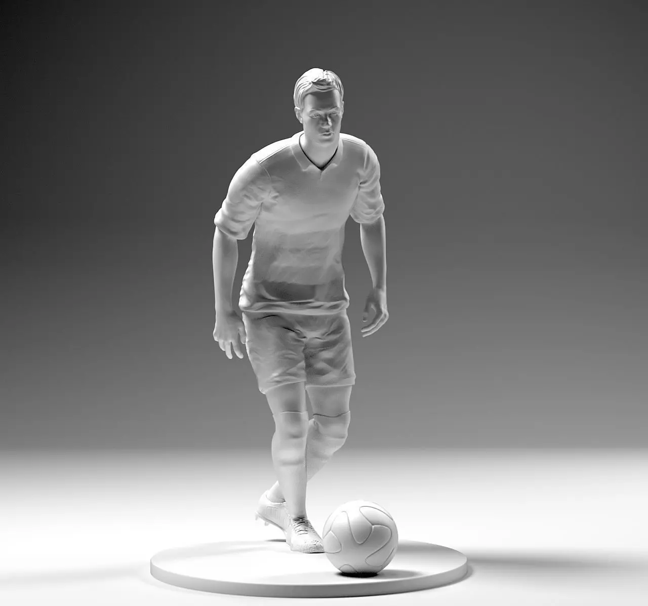 Footballer 02 Prepare To Footstrike 04 Stl 3D print model