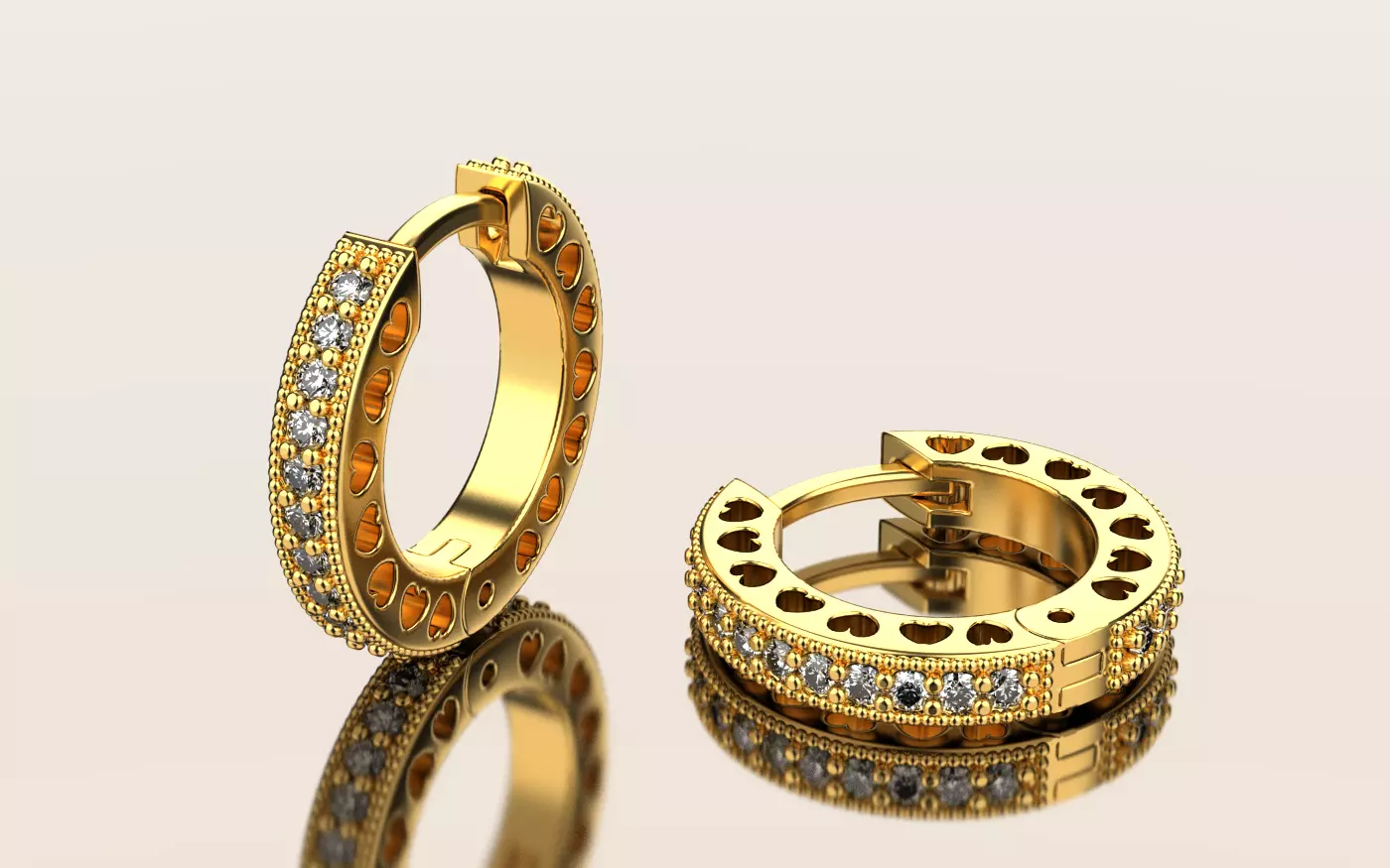 PANDORA Earings 030 3D print model