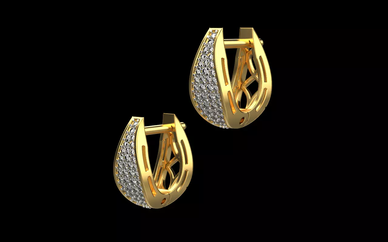 earrings 039 3D print model