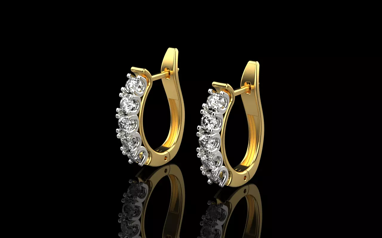 earrings 0041 3D print model