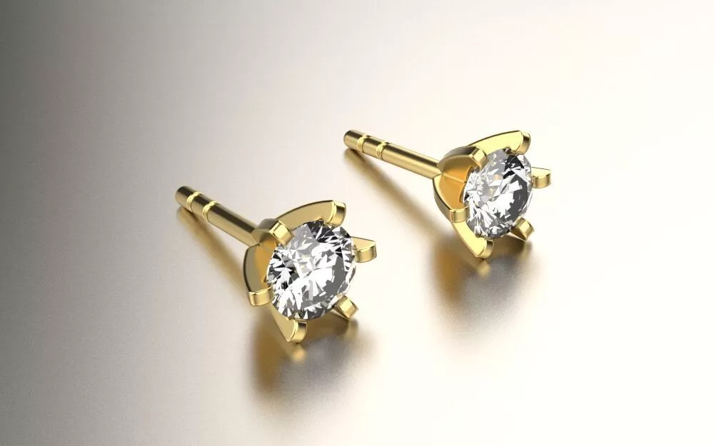 stud earrings 047 3D print model