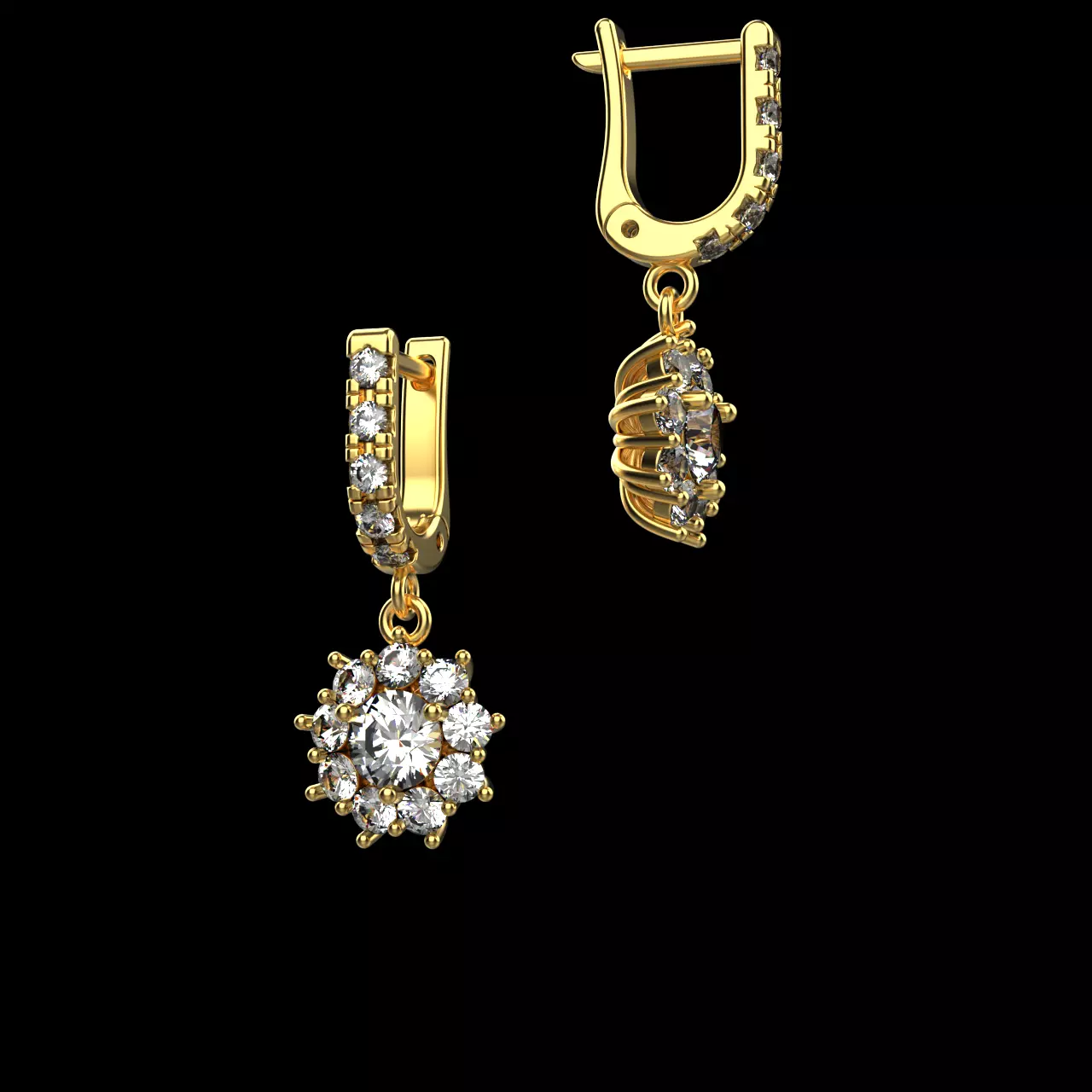 earrings 049 3D print model