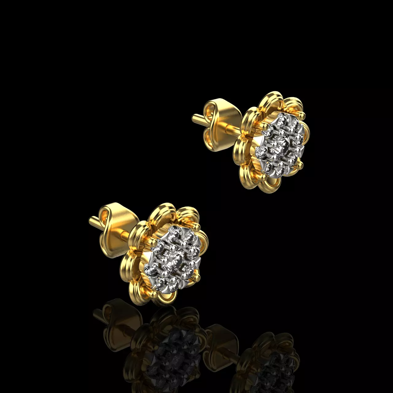 stud earrings 054 3D print model