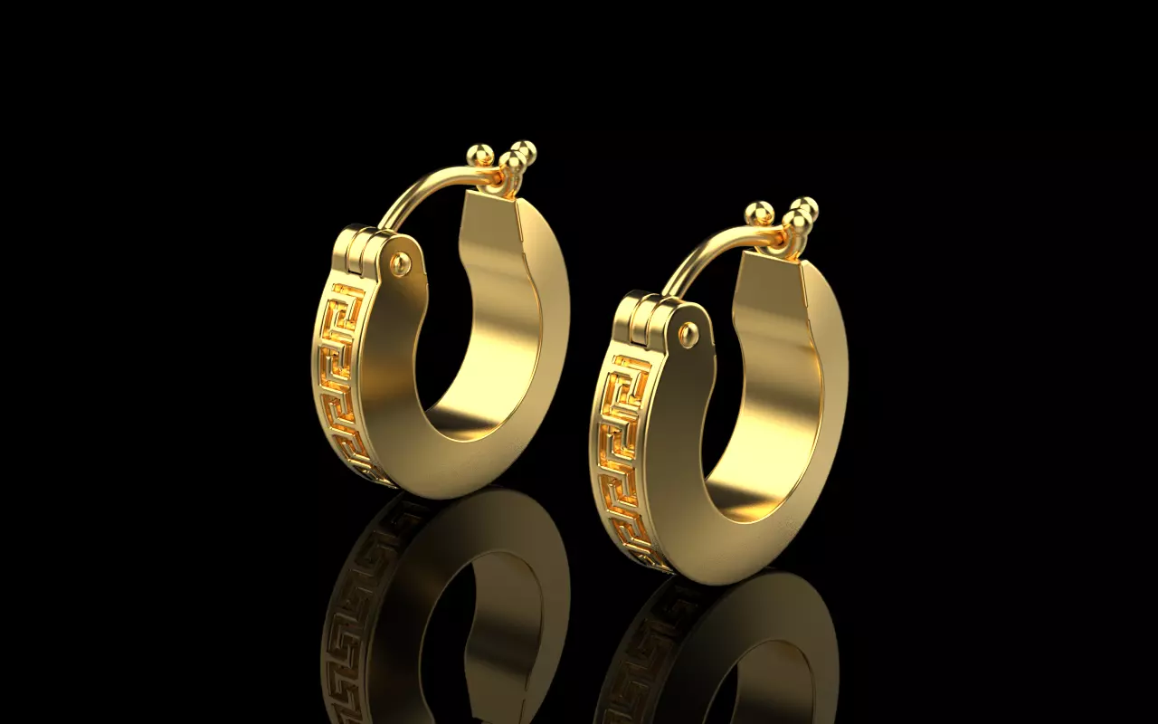 earrings 069 3D print model