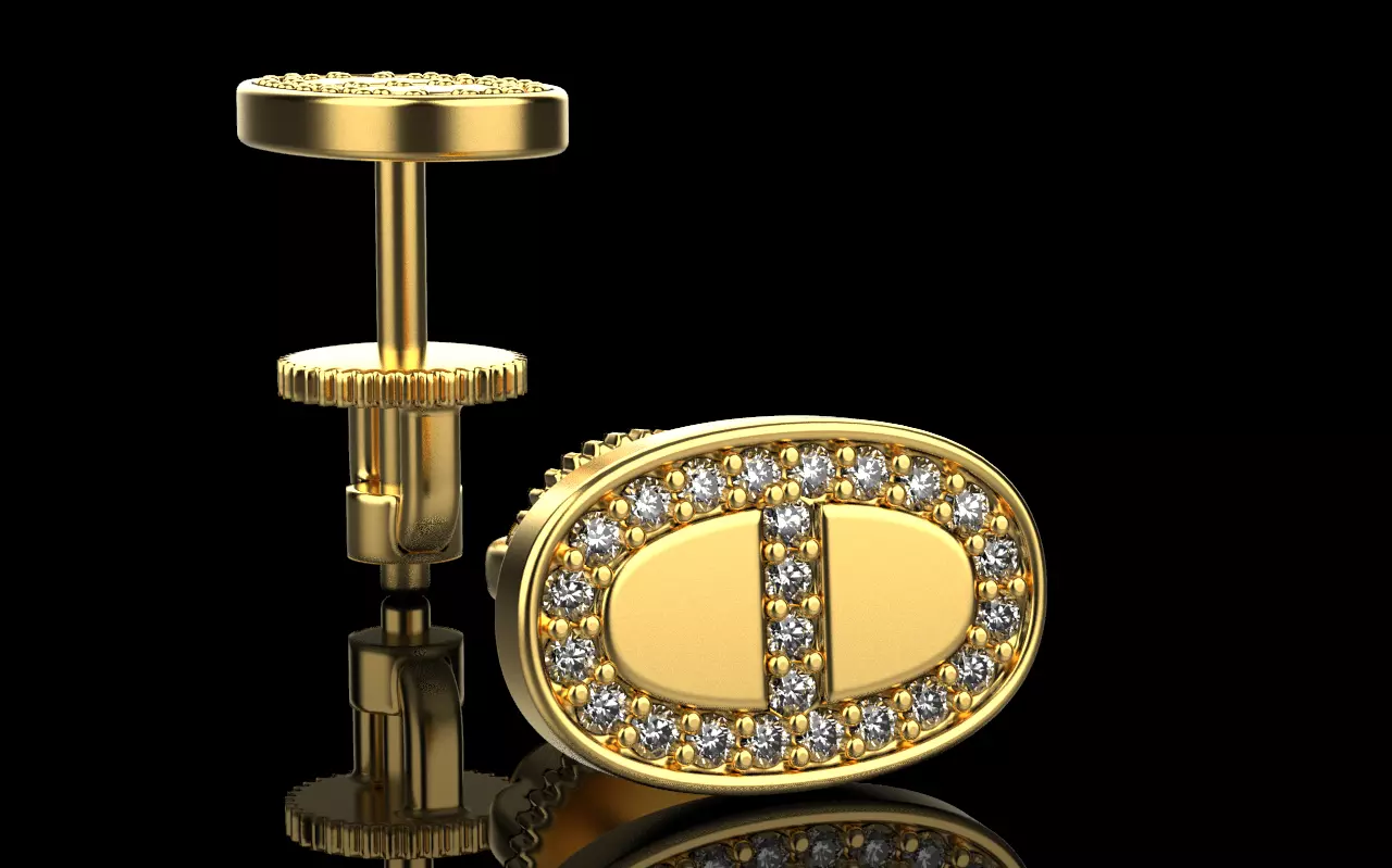 Earrings 0076 3D print model