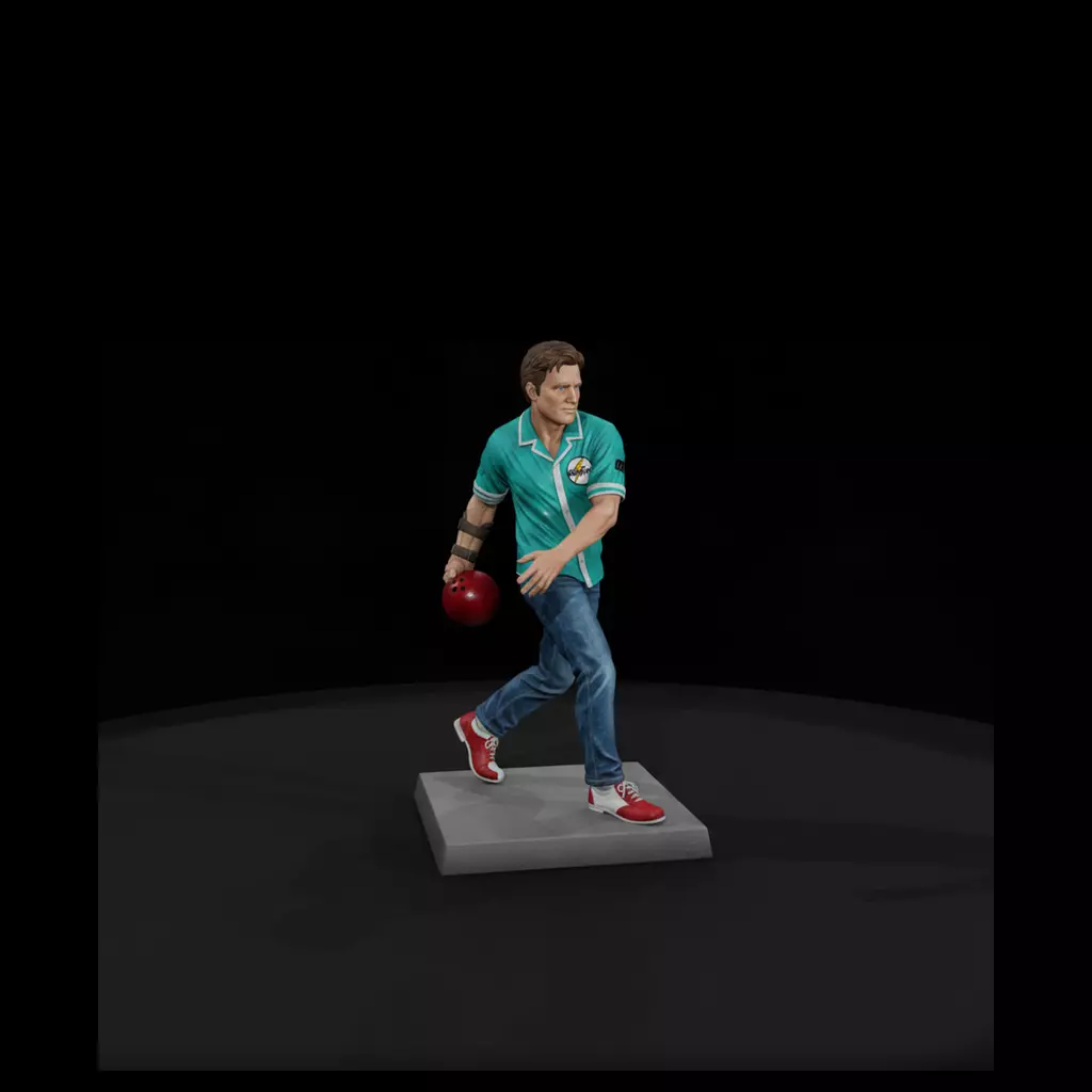 Bowling Alley Champion Alternate Pose 3D print model