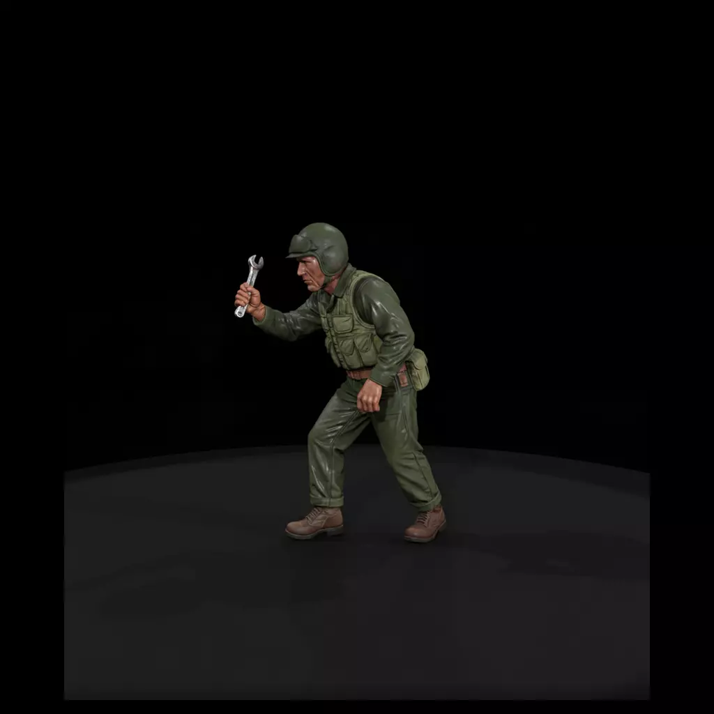 Vietnam US Air Force Armorer Figure 3D print model