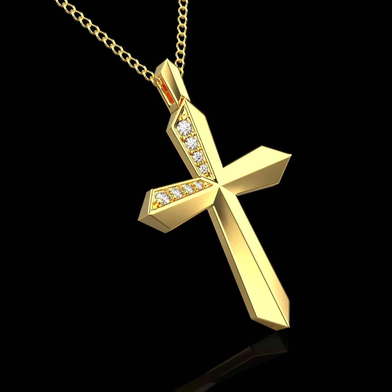 graff cross pendant 0081 3D print model