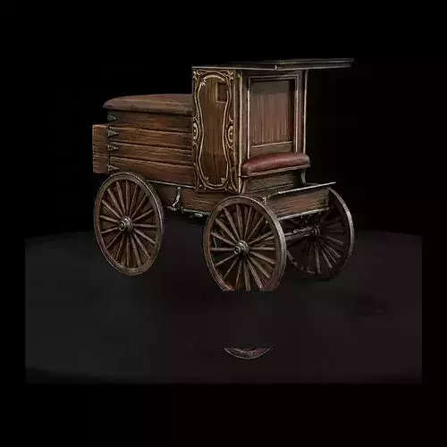Delivery Wagon Diorama Prop Printable STL