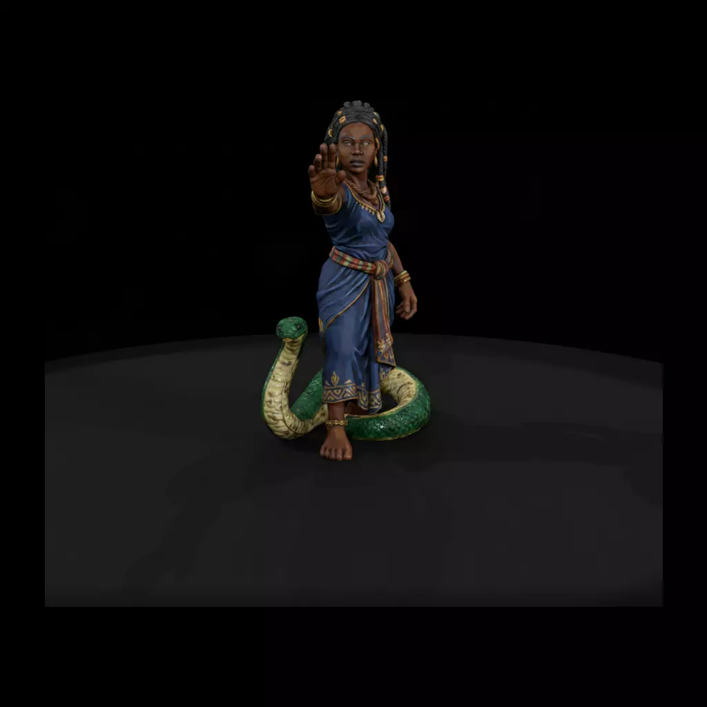 Mythology Mami Wata Figure 3D print model