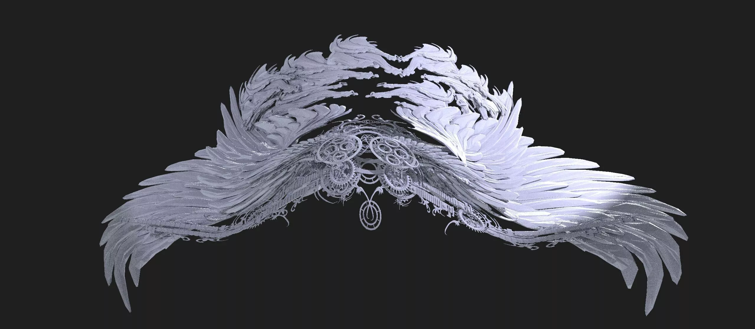 Timeturner darkwraith wings 3D model