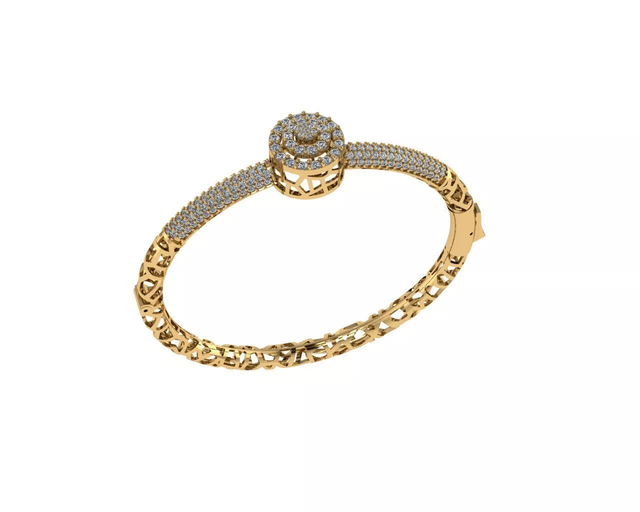 Diamond Bracelets 3D print model
