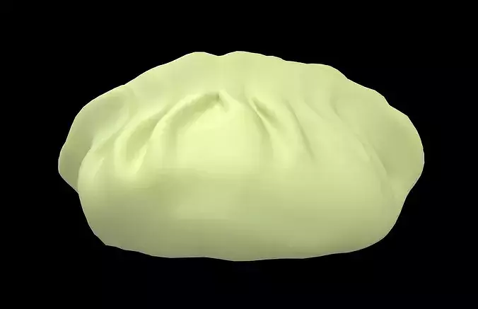 Dumpling v2 003 Low-poly 3D model 4