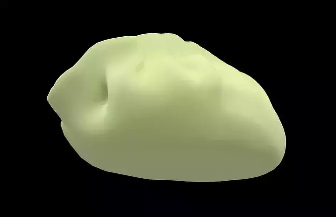 Dumpling v2 003 Low-poly 3D model 3